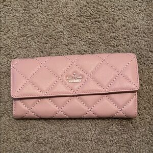 Kate Spade Blush Quilted Wallet